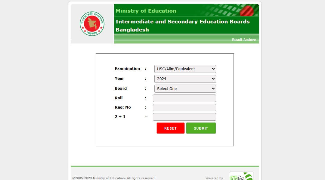 HSC Result 2024 Published By Bangladesh Education Board